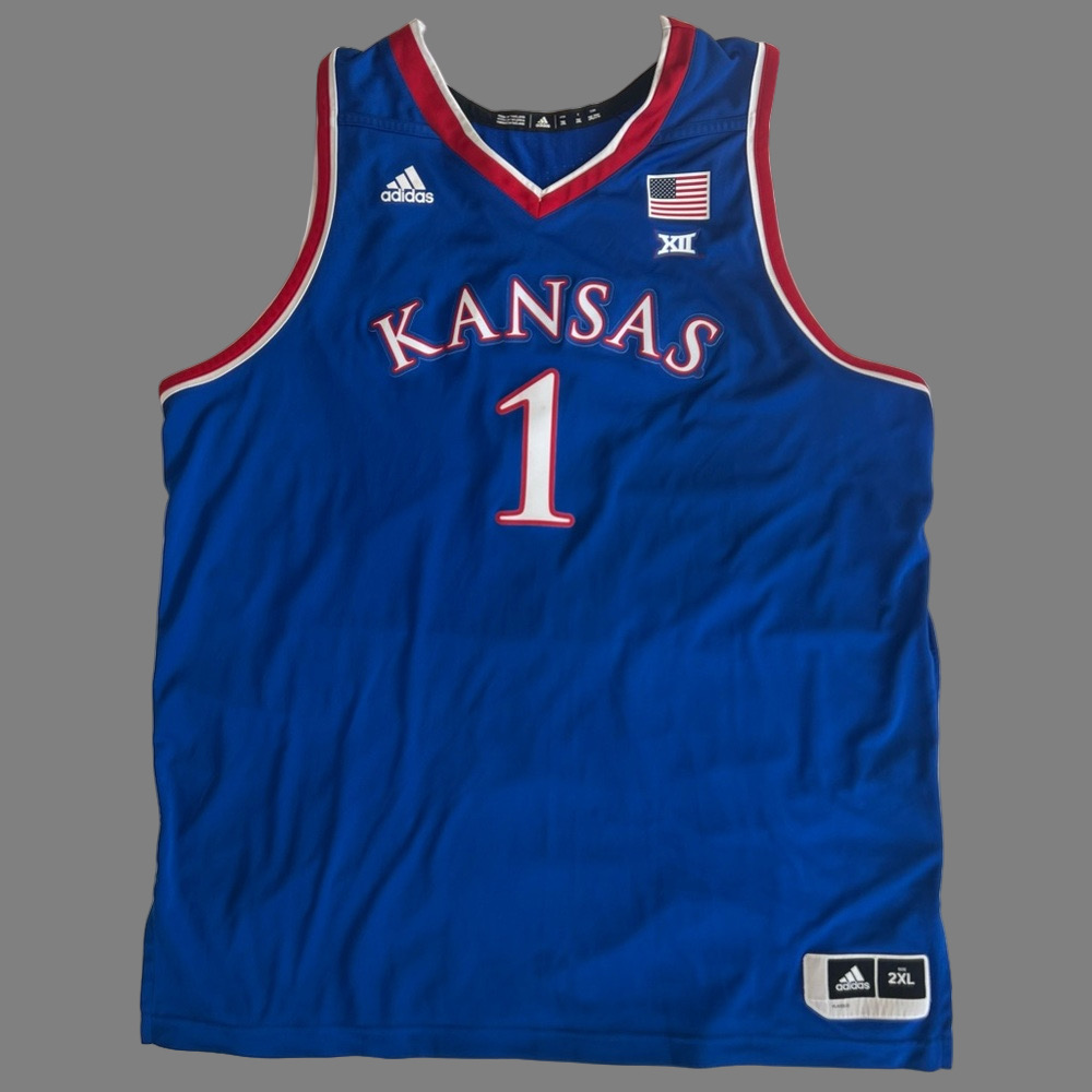 Kansas Jayhawks Adidas Team Basketball Jersey